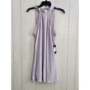Lulu's Lavender Halter Dress Small NWT